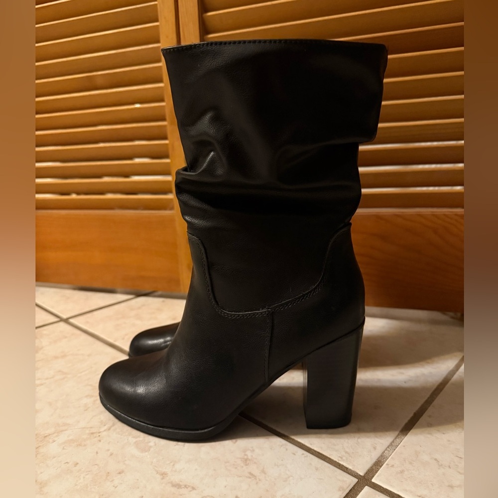 Black Heeled Boots